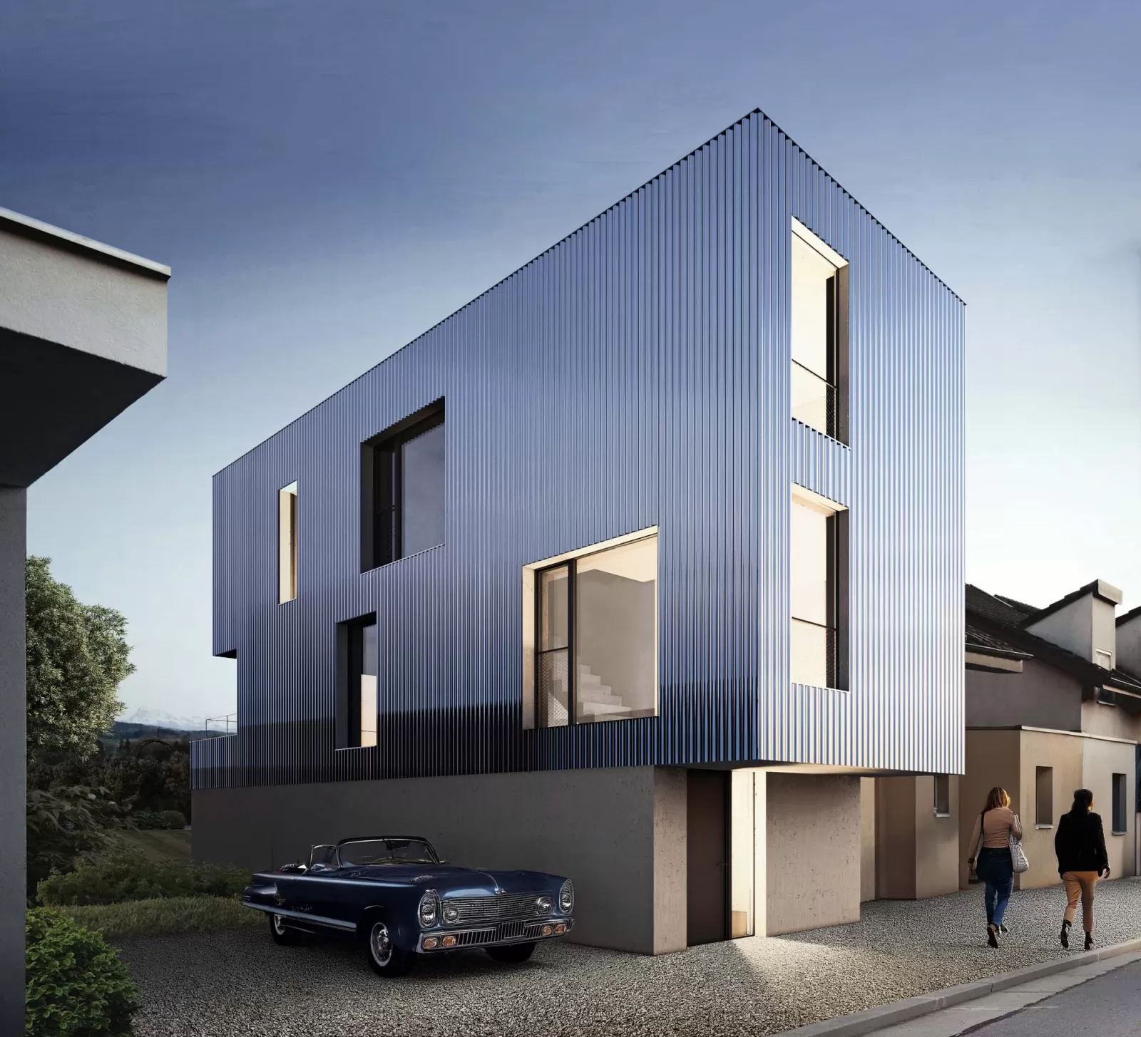 Extension d'une villa contiguë et création d'une tiny house adjacente-1