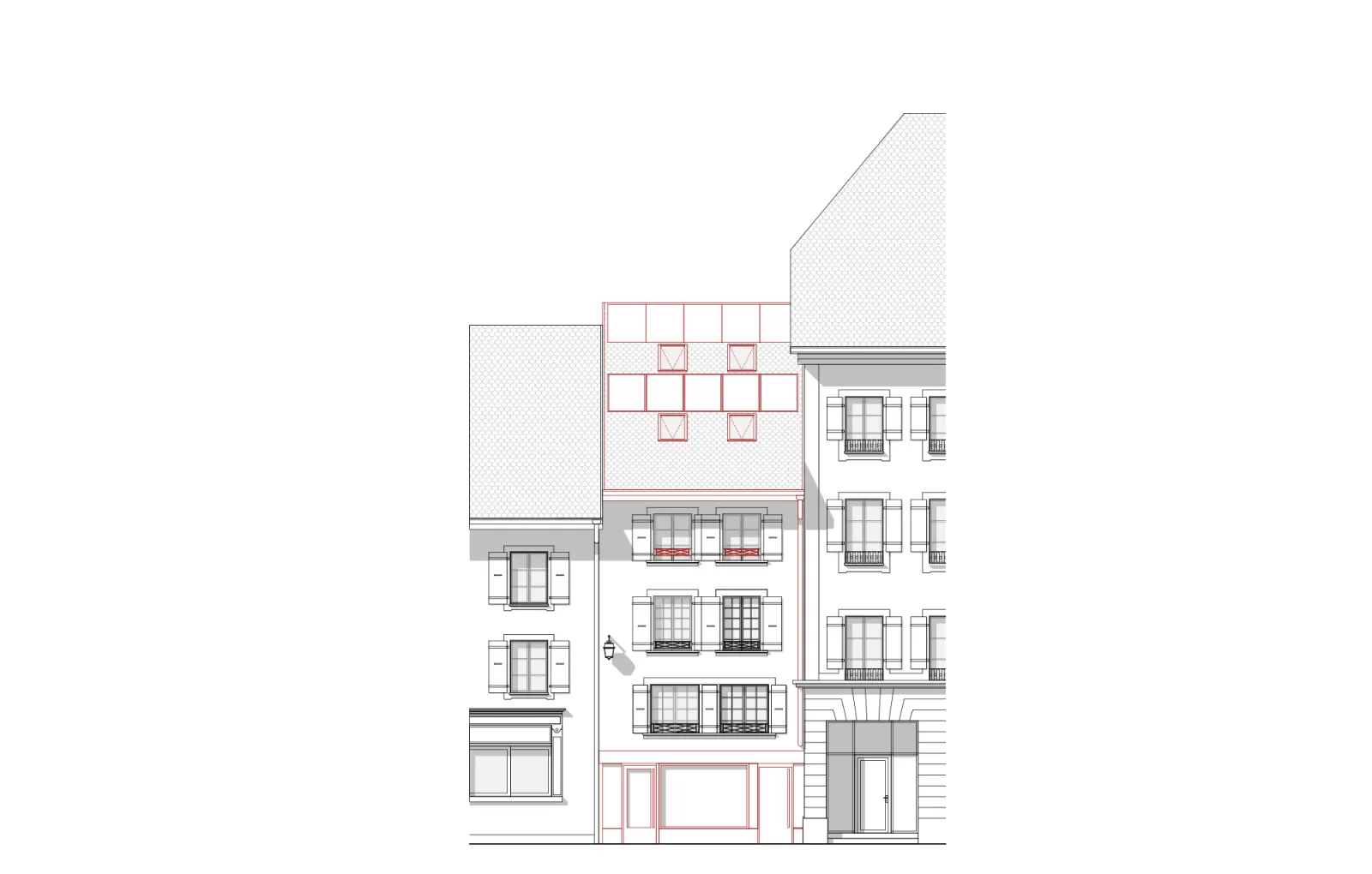 Transformation d'un immeuble du XVIIIe-22