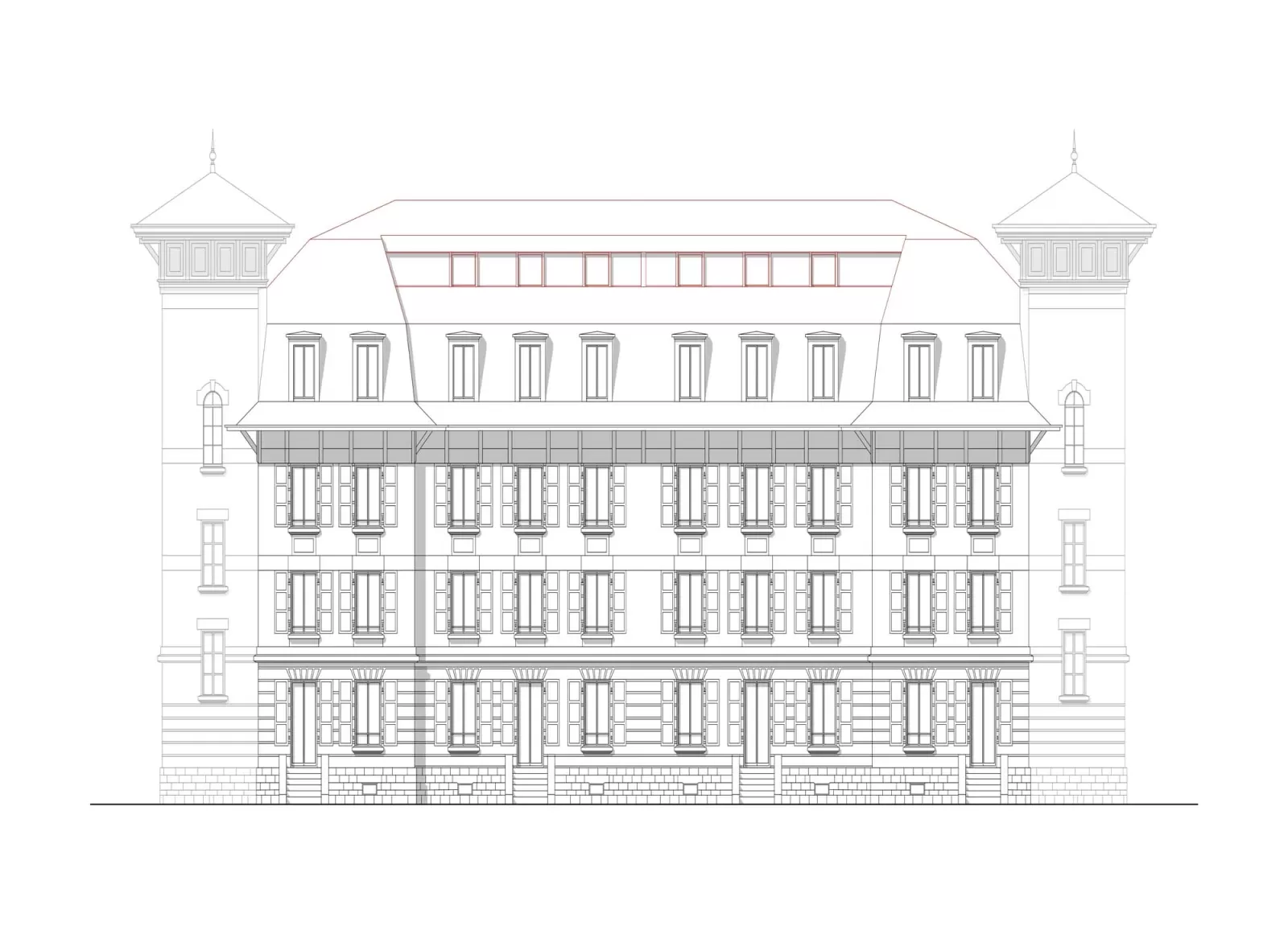 Surélévation d’un immeuble locatif du XXe sicècle-7