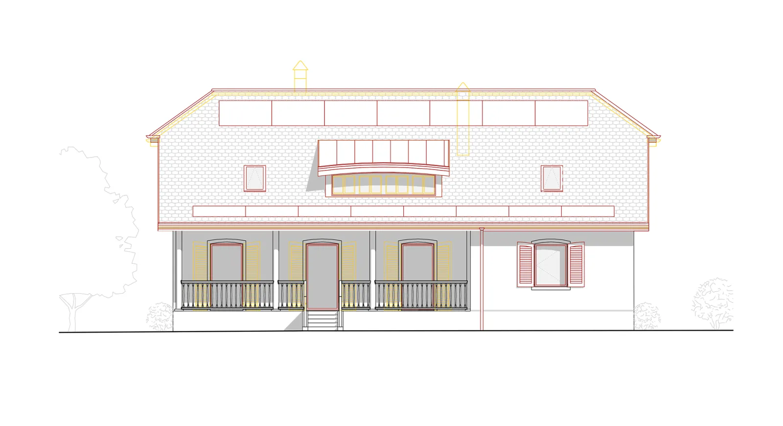 Transformation d'une villa du XXe siècle-21